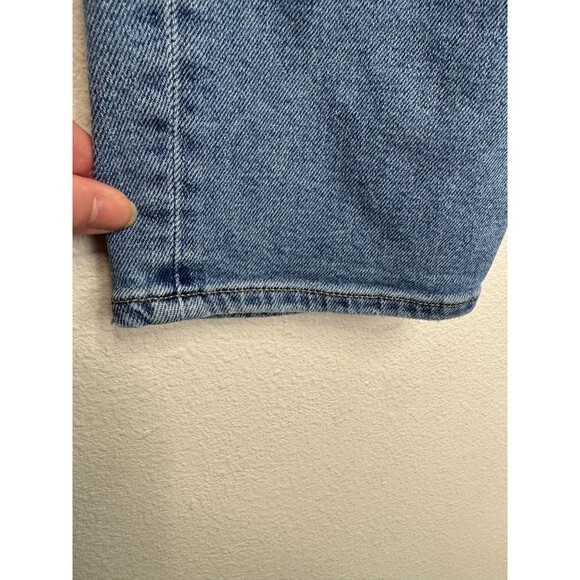 American Eagle Sz 10 Short Stretch Mom Jean Campus Brights High Waist Distressed - Picture 7 of 15